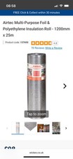 Airtec Multi-Purpose Foil & Polyethylene Insulation Roll - 1200mm x 25m