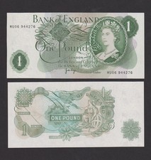 UNC England £1 One Pound 1970