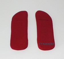 Quinny Moodd Red pushchair harness strap pads x 2 with Moodd logo - Free P&P