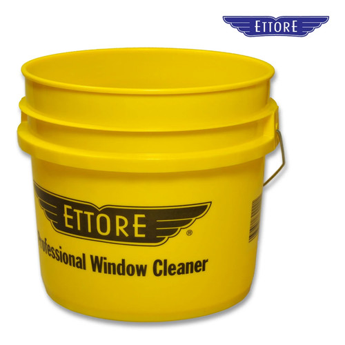 Ettore round bucket yellow - ettore,