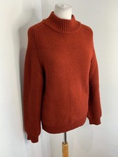 Natural Selection London Cotswold jumper L VGC merino wool chunky knit mock neck