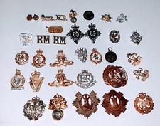 MILITARY BADGES AND PINS-ARMY+NAVY+ POLICE AND OTHER FORCES  COLLECTION.RARE.