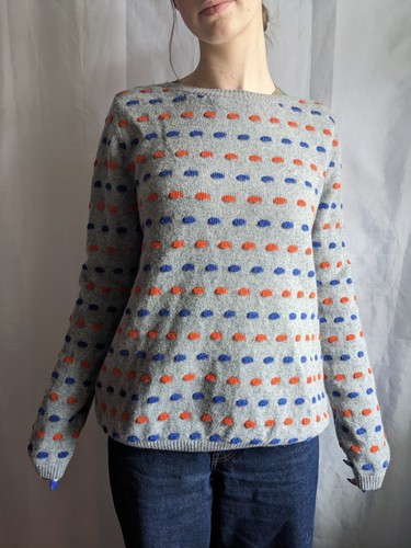 Grey red blue asos - uk14, spot
