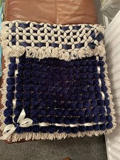 New Navy And Beige Pompom Pram