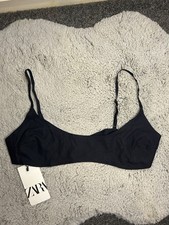 zara black bralette / bikini