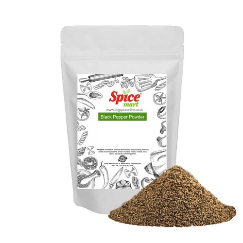 Black pepper powder ground - |,