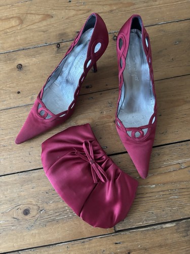 Bennett satin heels shoes - satin,