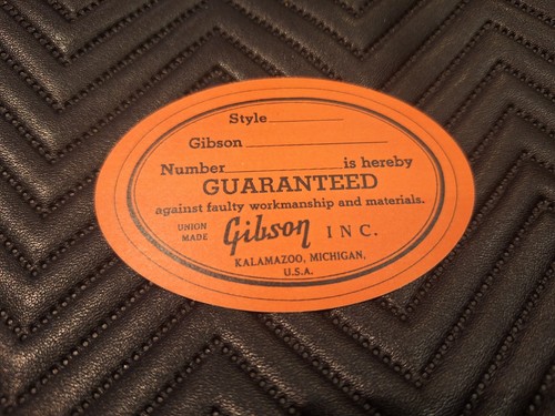 Gibson vintage orange - gibson,