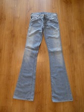 ROCK & REPUBLIC FADED DENIM KICK FLARE JEANS 24 USED