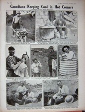 Original Old Vintage Print