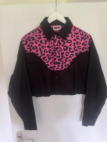 Lazy oaf gem cropped shirt - lazy,
