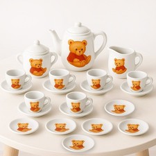 Miniature Porcelain Teddy Bear