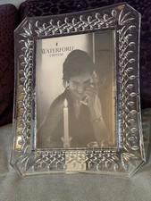 Waterford Crystal Picture Frame 8”x10” For 5”x7” Photo Never Used No Box Ireland