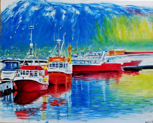 Original nautical painting - original,