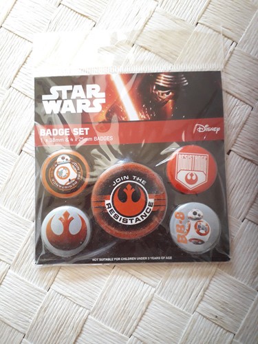 Star wars badge set new - set, x