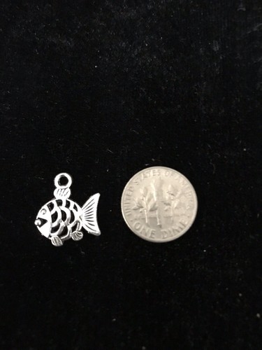 Fish antique silver - , bangle