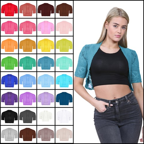 Crochet bolero shrug womens - bolero,