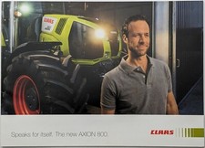 Original UK Market CLAAS Brochure For Axion 800 Tractor, 28 Pages