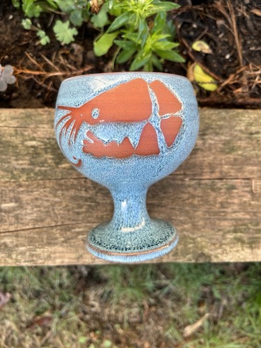 Wellhouse pottery prawn design - prawn,