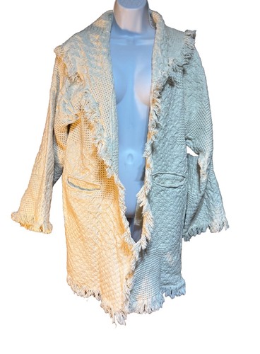 Woven blanket jacket dusterw - blanket, dusterw/