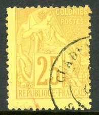 France 1881 Colonies General Issues 25¢ Scott #53 SENEGAL VFU K941