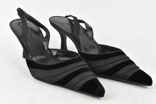 Women's L.K. Bennett Shoes Pointed Toe Heeled Frappe A Black UK Size 5 Brand New