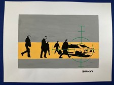 BANKSY - painting drawing 11.8