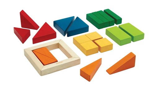 Plan toys geo blocks - toys,