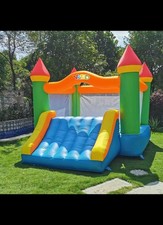 colorful bouncy castle for