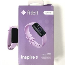 Fitbit Inspire 3 Fitness Tracker Purple Heart Rate Sleep And Sports Monitor