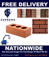 Red brick engineering 65mm - red,