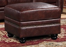 Brown Leather 3 Seater or 2