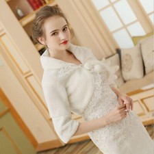 Women Faux Fur Bolero Shrug