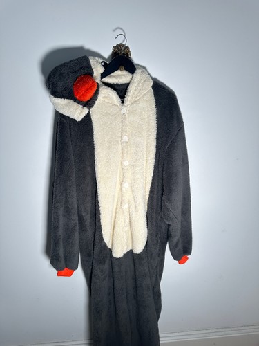 Penguin fleece 1onesie - fleece,