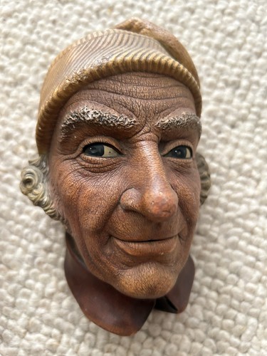 Bossons chalkware heads 3 - chalkware, x