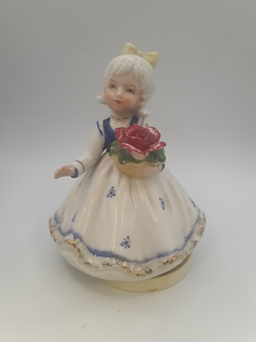 Vintage musical rotating girl - musical,