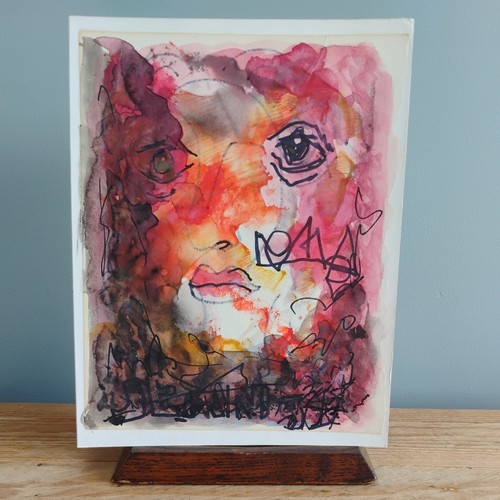 Bright bold gouache - bright,