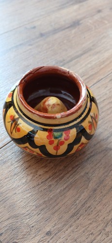 Vintage hand painted moroccan - hand-painted,