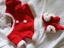 Build A Bear, Dr Seuss, The Grinch & Santa Outfit Costume, 2015. A 339