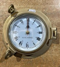 Royal Mariner Brass Clock