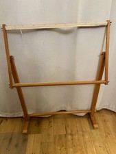 BeachCross Stitch Stand 360 Rotation Adjustable Embroidery Tapestry Wooden Frame