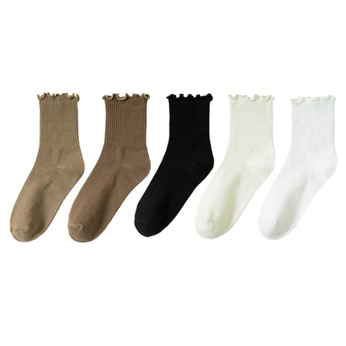 Pairs rib knitted ruffle - rib,