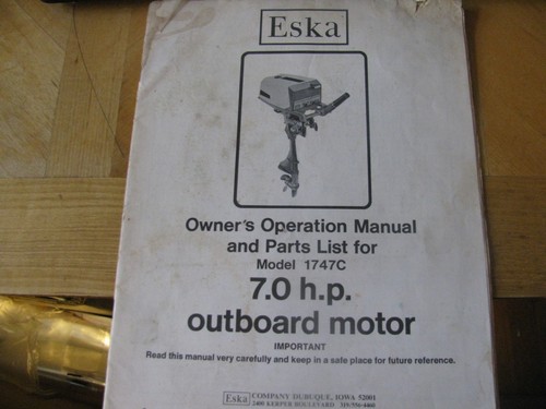 Eska outboard motor 7 hp - outboard,