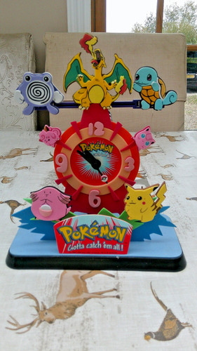 Pokemon see saw clock - clock,