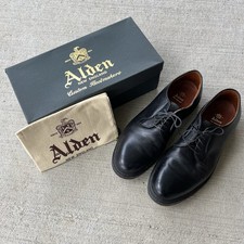 Alden black plain toe - alden,