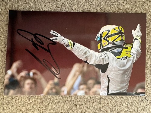 Signed photo jenson button - photo,
