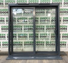 GREY ALUMINIUM SLIDING DOORS