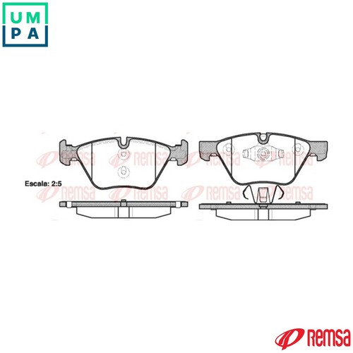 Brake pad set disc - pad,