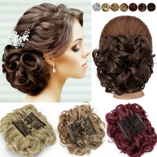 Real thick messy bun hair - messy,