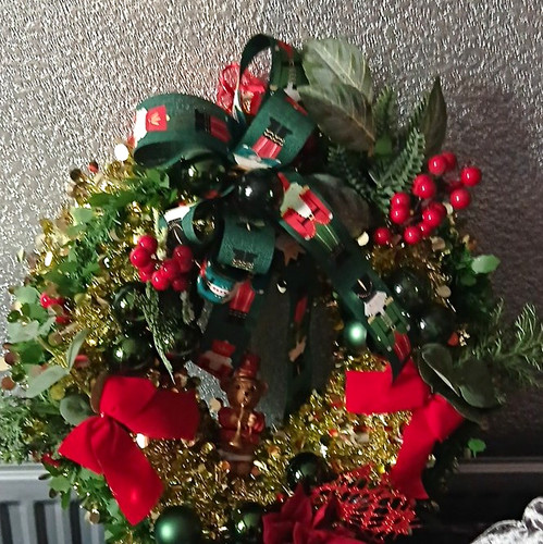 Artificial christmas wreath - christmas,